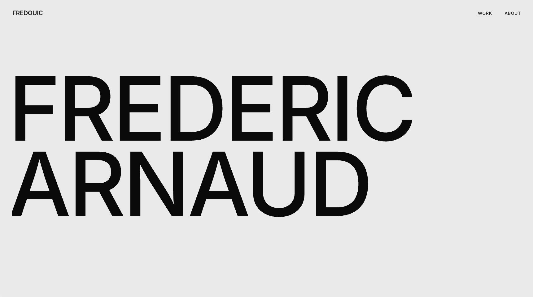 Frédéric Arnaud's Portfolio